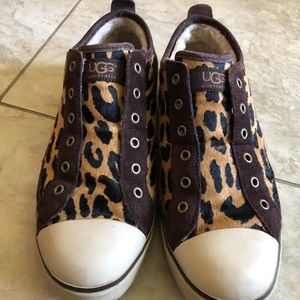 Ugg leopard sneakers